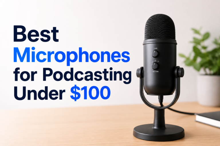 Best Microphones for Podcasting Under $100 in 2026